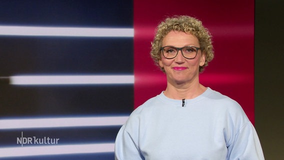 Julia Westlake moderiert NDR Kultur. © Screenshot 