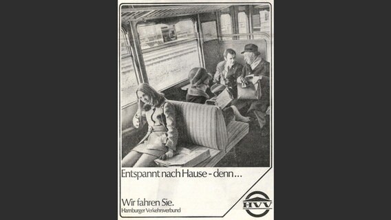 Werbeplakat des HVV von 1969. © HVV 