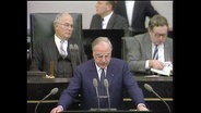 Helmut Kohl im Bundestag  