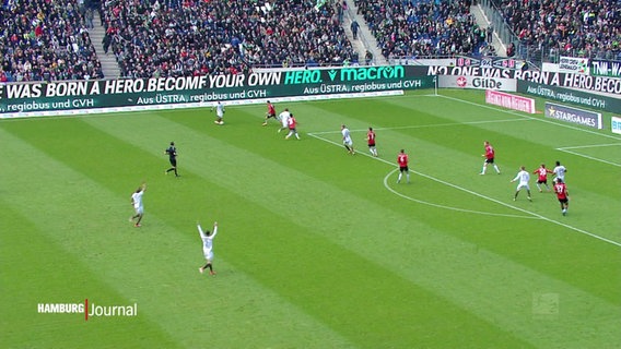 Szene eines Fußballspiels. © Screenshot 