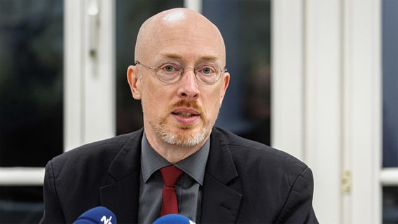Innenminister Christian Pegel (SPD) © Markus Scholz/dpa Foto: Markus Scholz/dpa