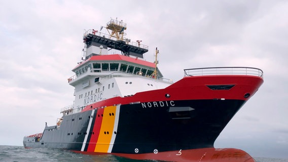 Der leistungsstärkste Notschlepper in der deutschen Bucht: Die "Nordic". © NDR 