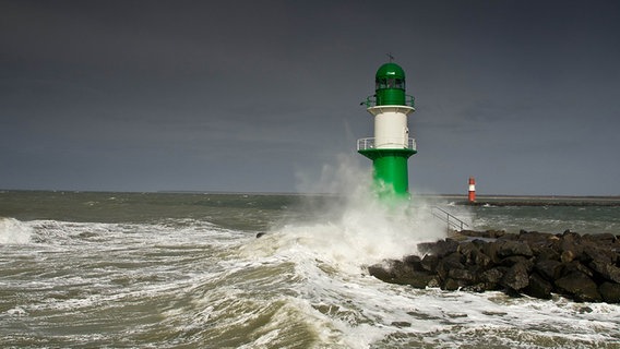 Sturm an der Ostsee © NDR Foto:  Frank Hojenski aus Rostock