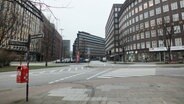 View of the Deichtorplatz at the Chilehaus in Hamburg Photo: Marc-Oliver Rehrmann