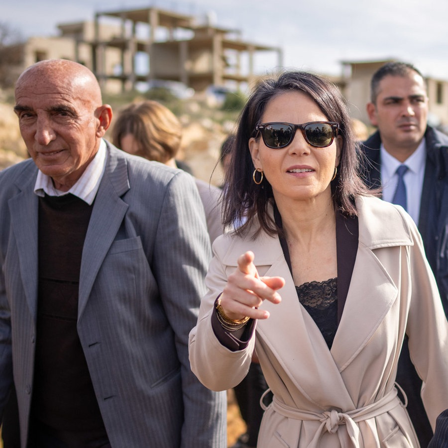 Außenministerin Annalena Baerbock besucht Palästinenser-Gebiete © Michael Kappeler/dpa Bildfunk Foto: Michael Kappeler/dpa