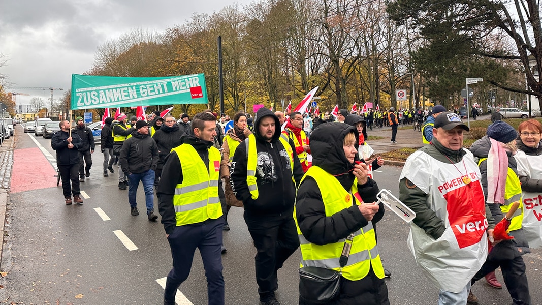 Rostock Warnstreik mit 500 Beschäftigten im öffentlichen Dienst NDR