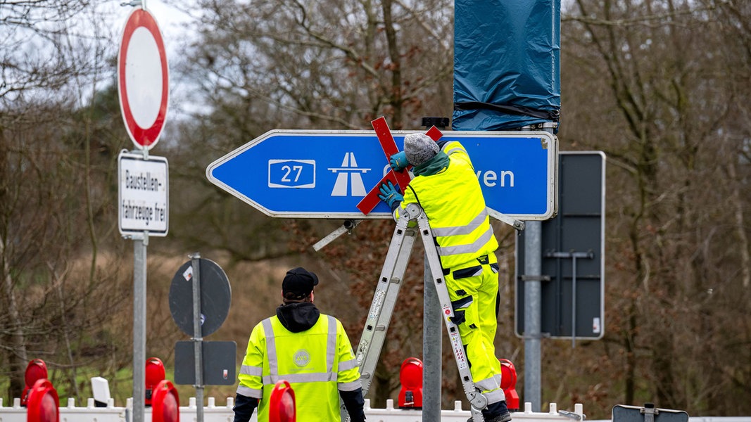 Sperrung Der A Keine Behelfsbr Cke F R Lkw Ndr De Nachrichten