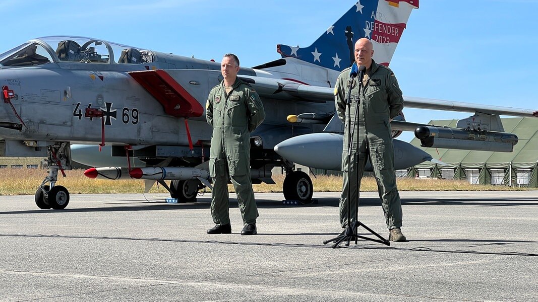 Standort Jagel bereit sich auf Air Defender Manöver vor NDR de