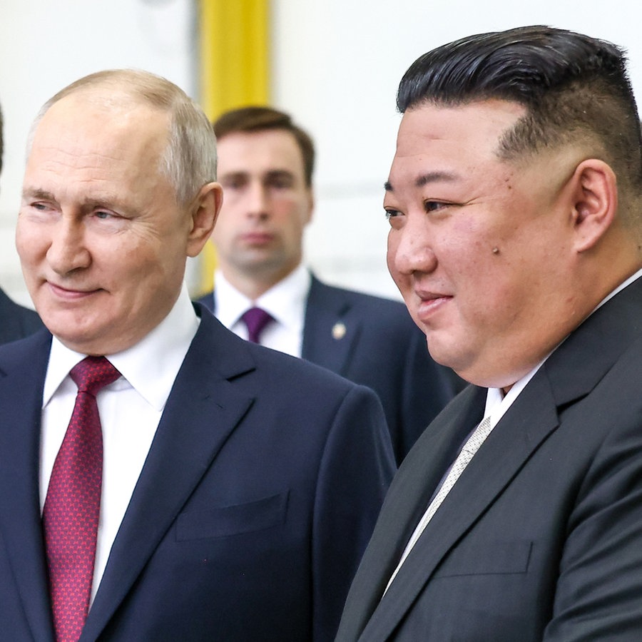 Putin und Kim Jong Un treffen sich in Russland © picture alliance/dpa/TASS | Artyom Geodakyan Foto: Artyom Geodakyan