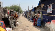 Rohingya-Lager am Stadtrand von Delhi © NDR/Charlotte Horn Foto: Charlotte Horn