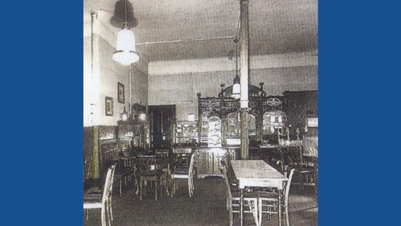 Restaurant im Schiller-Theater in den 1920er-Jahren. © Privatbesitz 
