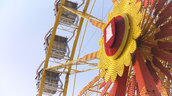 Das Riesenrad auf dem Hamburger Dom. © NDR Foto: Screenshot