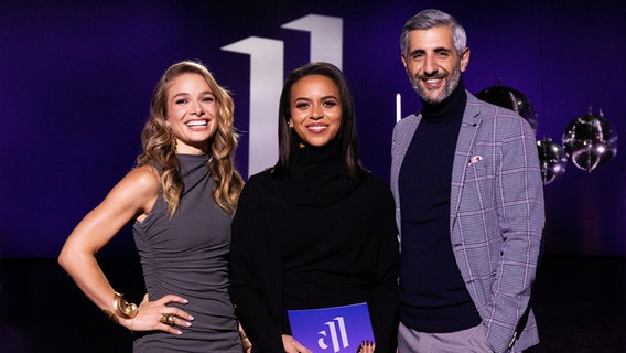 Lola Weippert, Aminata Belli und Michel Abdollahi. © NDR/Beba Lindhorst Foto: Beba Lindhorst