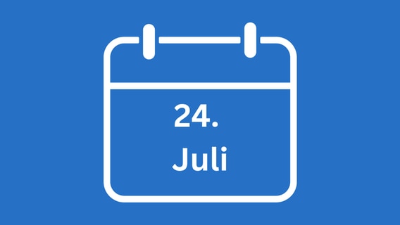 Grafik Kalender mit Datum Juli. © NDR 