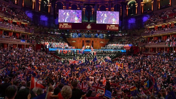 Last Night of the Proms 2017 - aufgenommen in der Royal Albert Hall in London. © NDR/Studio Hamburg/BBC/Chris Christodoulou 