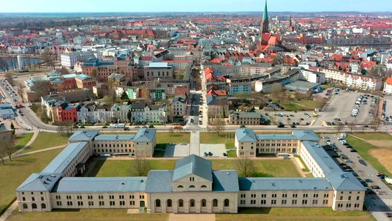 Blick auf die Schweriner Innenstadt. © NDR 