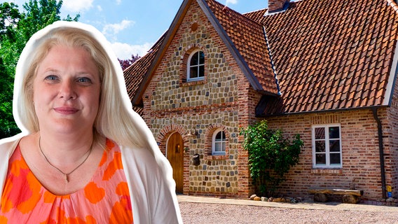 Nicole und ihr verstorbener Mann Alan haben mitten in Niedersachsen mit historischen Baumaterialen ein deutsch-englisches Cottage gebaut. © NDR 