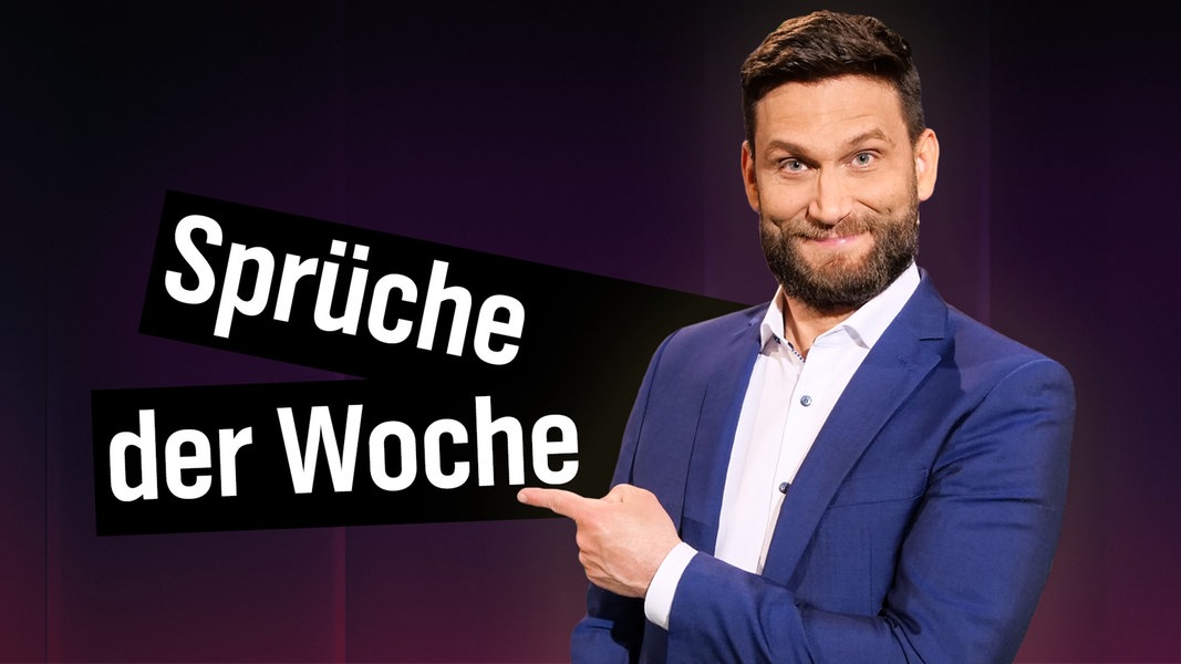 Die Sprüche der Woche von Christian Ehring NDR.de Fernsehen