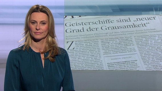 Anja Reschke in der Panorama-Sendung  