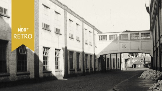 Textilfabrik-Gelände "Povel" in Nordhorn 1965  