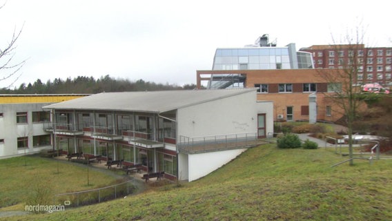 An external rehab clinic converted into an emergency hospital.  