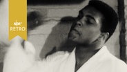 Muhammad Ali beim Boxtraining 1965  