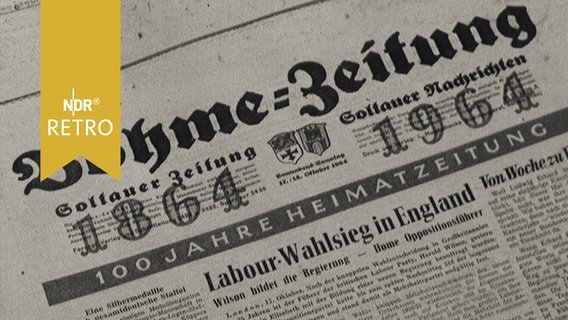 Titelseite der "Böhme-Zeitung" zum 100-jährigen Bestehen 1964  
