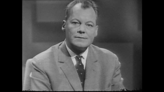 Porträitaufnahme von Willy Brandt  