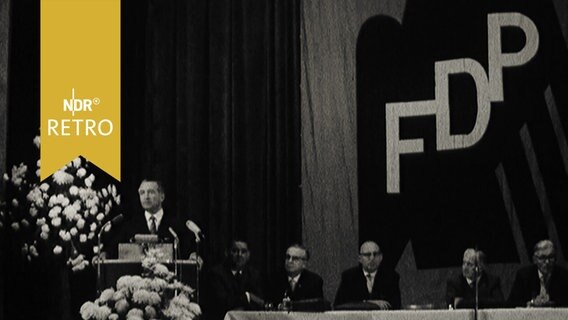 Präsidium des Bundesvertriebenenkongresses der FDP in Braunschweig 1964  