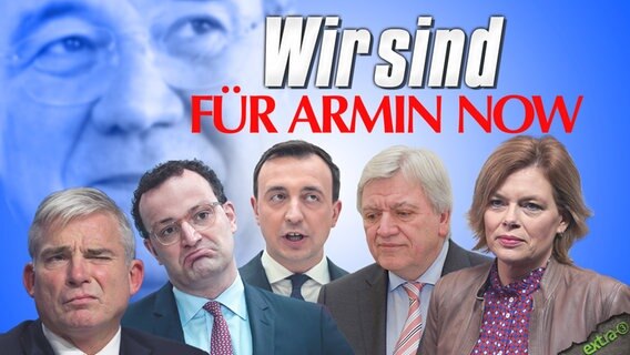 Die CDU-Spitze sind für Armin now  