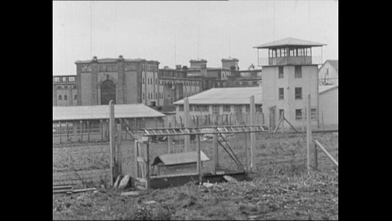 Außenansicht auf das Gefängnis Butzbach.  