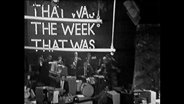 Fernsehstudio der BBC-Sendung "That was the week that was"  