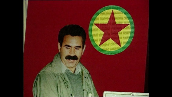 Porträt des PKK Gründers Abdullah Öcalan (Archivbild)  