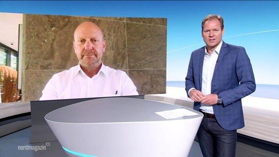 Interview with spa director Thomas Heilmann on May 30th, 2021, who is connected to the studio via a live link.  