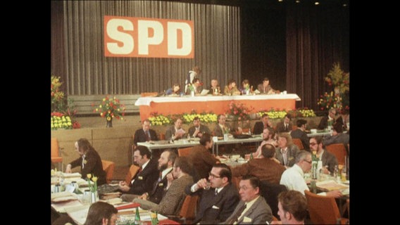 SPD-Mitglieder auf einem SPD-Parteitag (Archivbild).  