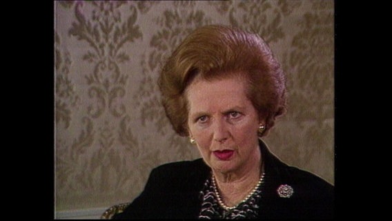 Margaret Thatcher im Interview mit Panorama  