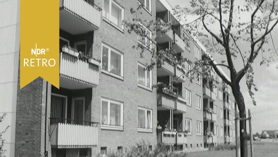 Eine Neubau-Wohnanlage in Kiel 1965  