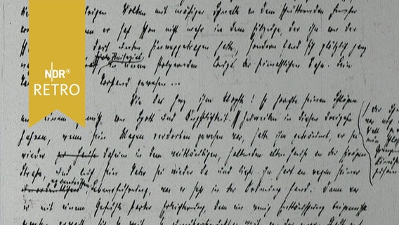 Manuskriptseite aus "Tonio Kröger" von Thomas Mann  