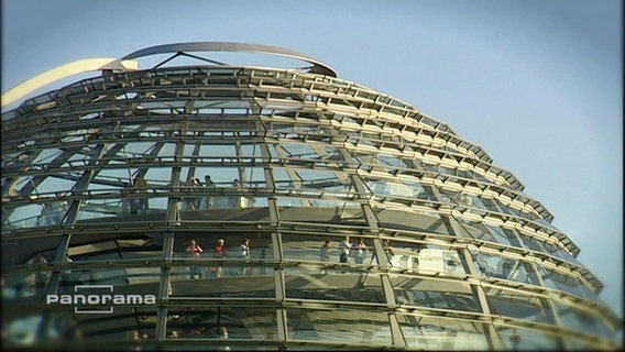 Die Glaskuppel des Bundestages  