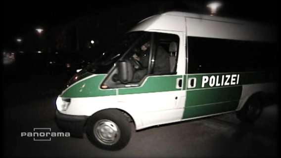 Ein Polizeiwagen  