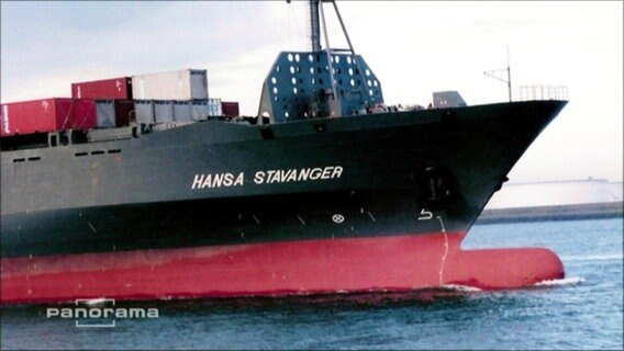 Das Containerschiff Hansa Stavanger  