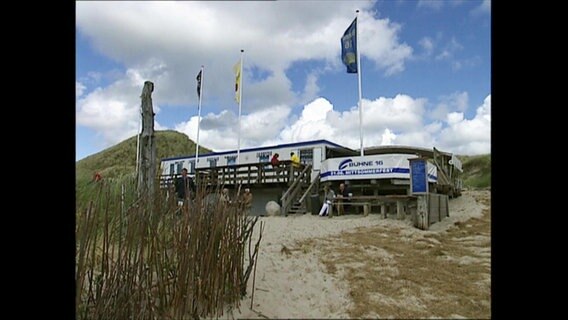 Eine Strandbar  