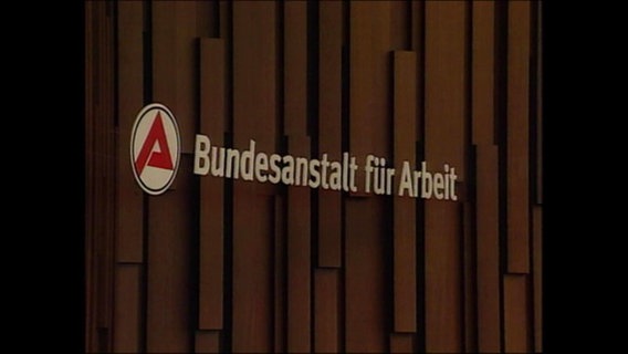 Schriftzug "Bundesanstalt für Arbeit"  