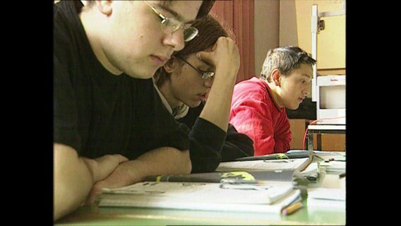 Schüler in einem Klassenzimmer  