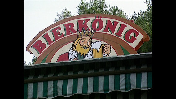 Schild der Kneipe "Bierkönig" auf Mallorca  