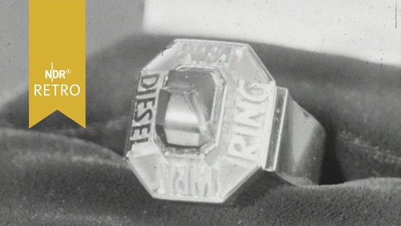 Der goldene Dieselring, eine Auszeichnung der Verbands der Motorjournalisten, 1964  