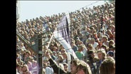 Fußballfans im Stadion  