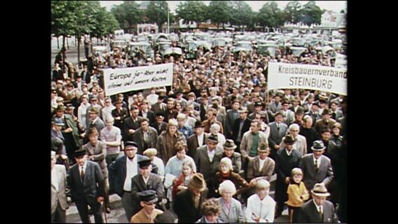 Eine Bauerndemonstration 1974  