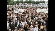 Eine Bauerndemonstration 1974  