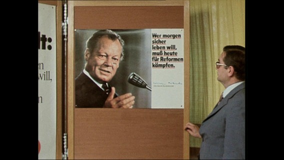 Wahlplakat von Willy Brandt  